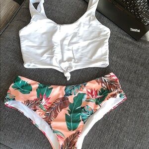 Zaful White Bikini Set